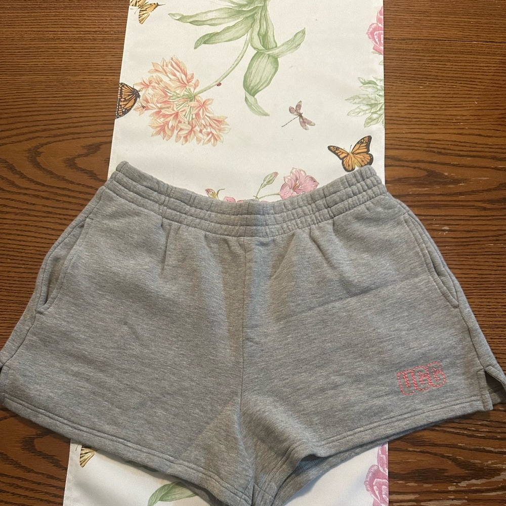 UGG Gray Athletic Shorts with Elastic Waistband